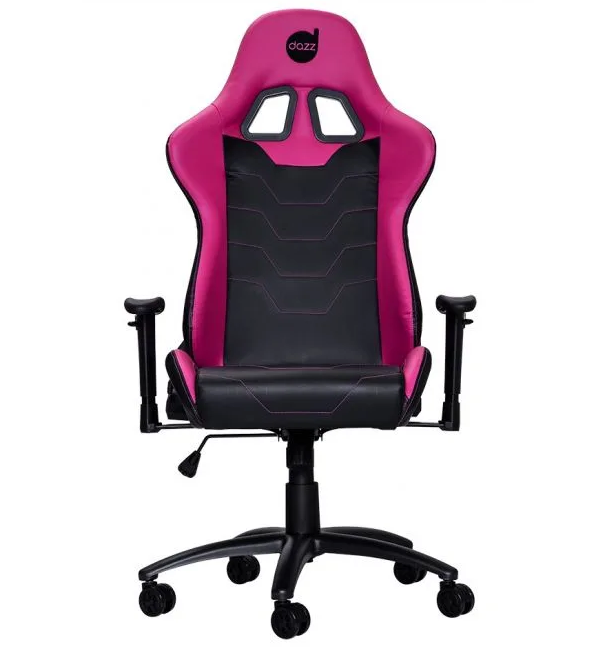 CADEIRA GAMER SERIE M DAZZ PRETO/ROSA