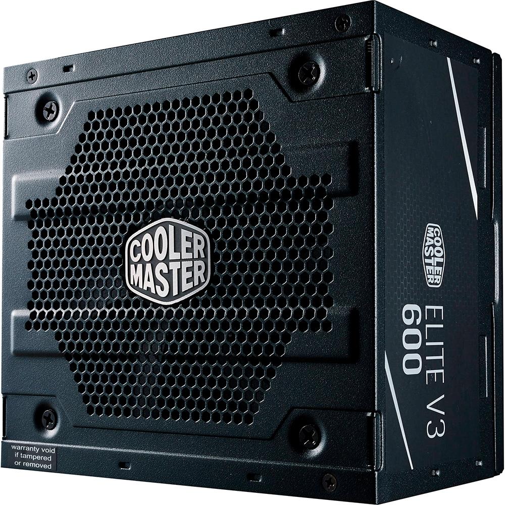 FONTE COOLERMASTER ATX ELITE V3 600W PFC ATIVO - MPW-6001-ACAAN1-WO